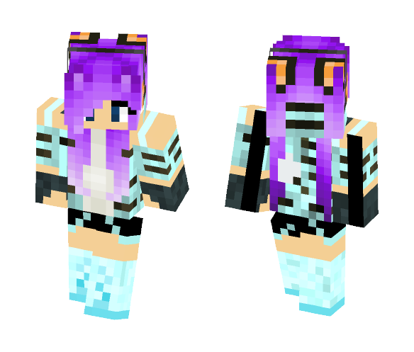 Kawaii Purple - Kawaii Minecraft Skins - image 1
