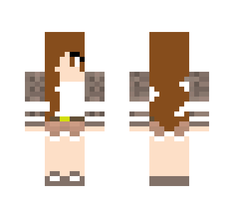 Katelyn But With Brown Hair - Female Minecraft Skins - image 2