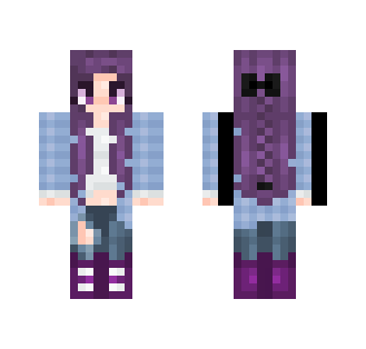 Purple Maiden - Male Minecraft Skins - image 2