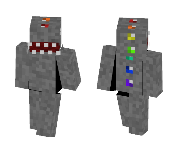 Rainbow Scale Dino - Male Minecraft Skins - image 1