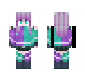 multicolour space girl - Girl Minecraft Skins - image 2
