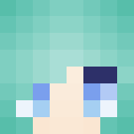 Blue hair girl ◕ ◡ ◕ - Color Haired Girls Minecraft Skins - image 3