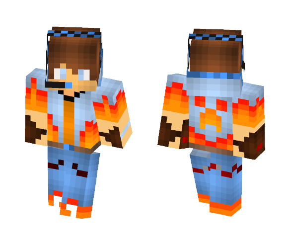 HD Aether Red (Fire) Lord - Male Minecraft Skins - image 1