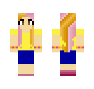 orange-n-pink- - Female Minecraft Skins - image 2