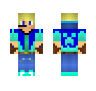 HD Blue (Lightning) Lord - Male Minecraft Skins - image 2