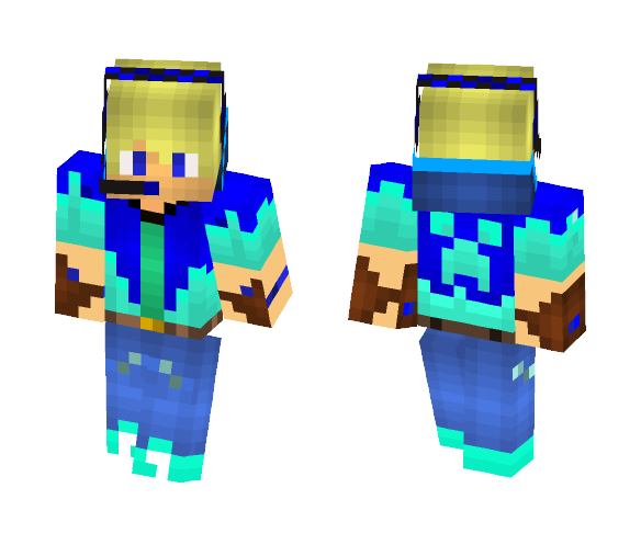 HD Blue (Lightning) Lord - Male Minecraft Skins - image 1