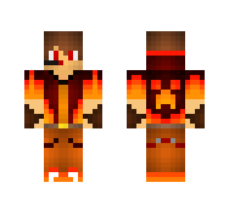 HD Red (Fire) Lord - Male Minecraft Skins - image 2