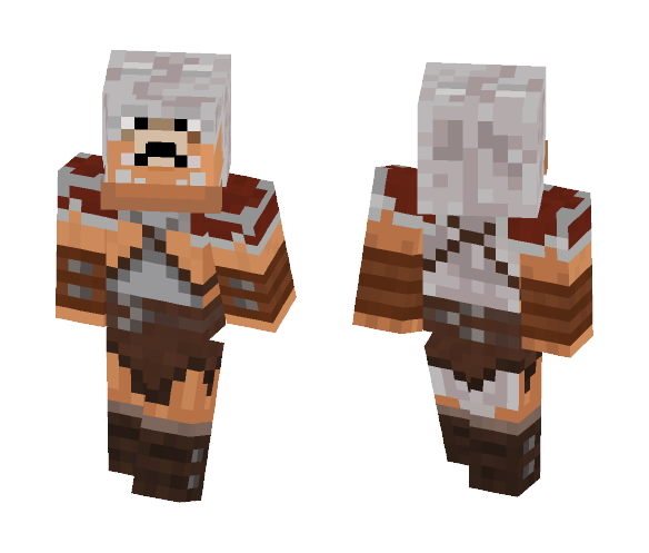 Brown Skinned Orc - Male Minecraft Skins - image 1