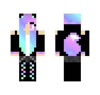 -=Rainbow Wolf=- - Female Minecraft Skins - image 2