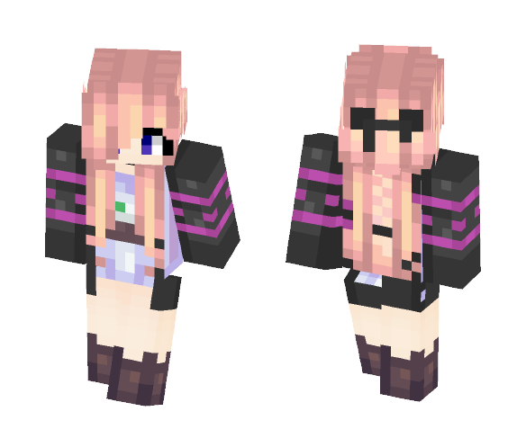 Emo girl (╯3╰) - Girl Minecraft Skins - image 1