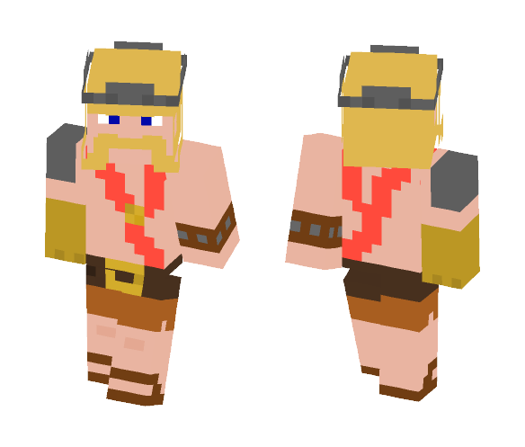 Barbarian King - Clash of Clans - Male Minecraft Skins - image 1