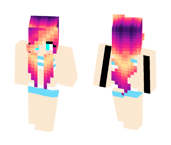 Girl Swimsuit - Girl Minecraft Skins - image 1