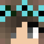 Goth Blue Chick - Female Minecraft Skins - image 3