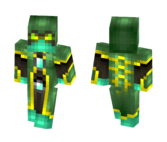 Green villain guy - Male Minecraft Skins - image 1