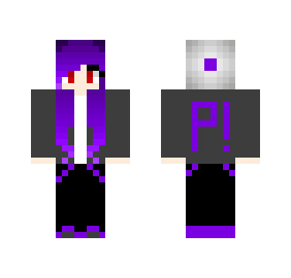 Purple P!ATD Emo - Female Minecraft Skins - image 2