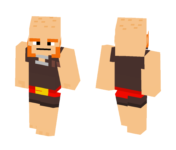 Clash (of clans/royale) - Giant - Male Minecraft Skins - image 1