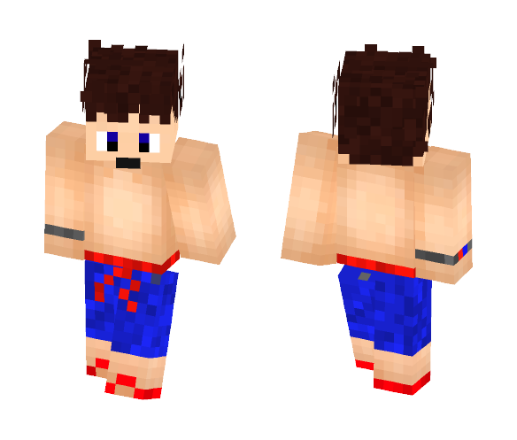 Swimming Boy - Boy Minecraft Skins - image 1