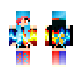 Fire 'n' Ice Gamer Girl ???? - Girl Minecraft Skins - image 2