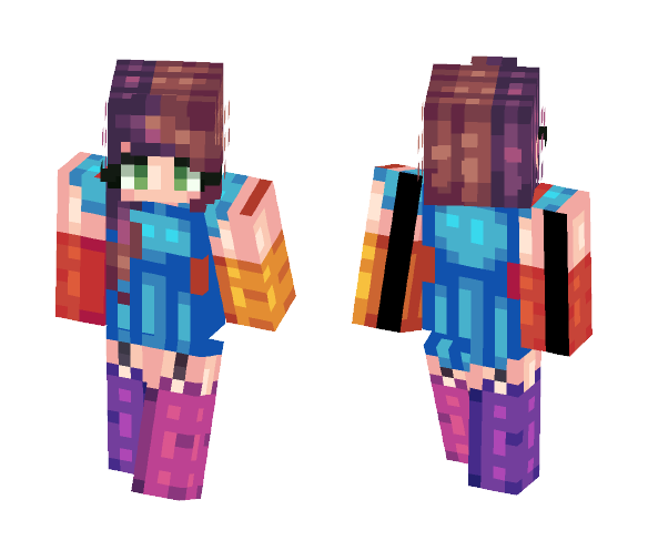 Colours - Skin Trade w/ Fluffyyyy - Female Minecraft Skins - image 1