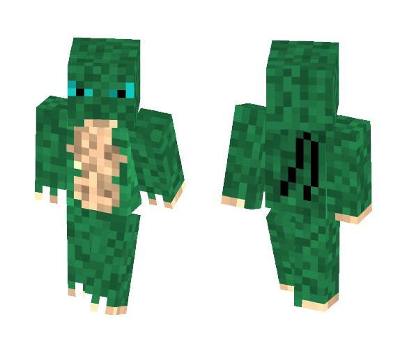 Green Dragon - Male Minecraft Skins - image 1