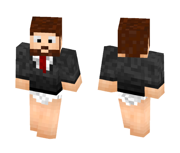 Suit & Underwear - Male Minecraft Skins - image 1