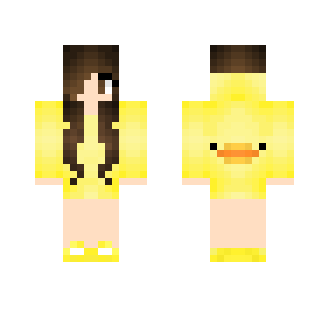 Cute Duck Girl - Cute Girls Minecraft Skins - image 2