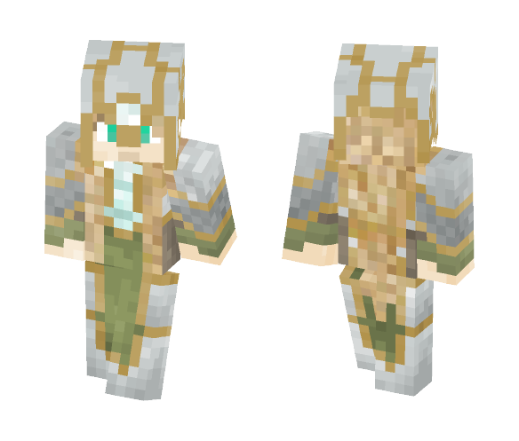 Female Elven Paladin - Female Minecraft Skins - image 1