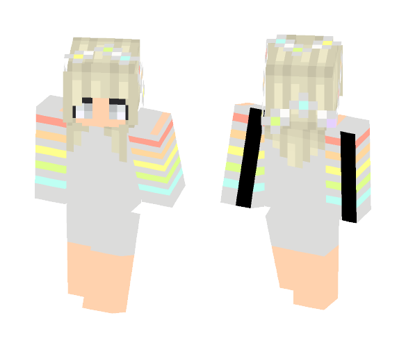 RainbowGrey - Female Minecraft Skins - image 1