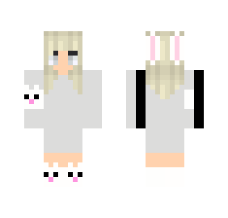 Grey BunnyGirl - Female Minecraft Skins - image 2