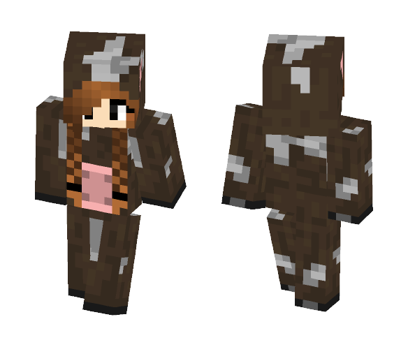 Cute Lil' Cow Girl - Cute Girls Minecraft Skins - image 1