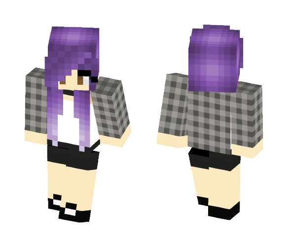 Gothic Girl 2 - Girl Minecraft Skins - image 1