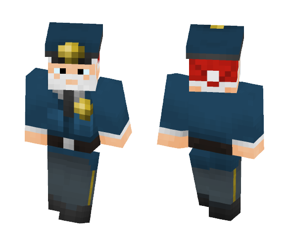 ¥ Santa Cop ¥ - Male Minecraft Skins - image 1