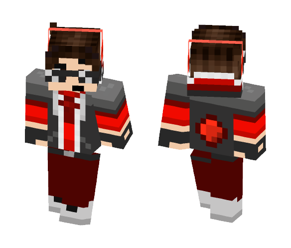 Marcus LBSG SKIN (Red Team) - Male Minecraft Skins - image 1
