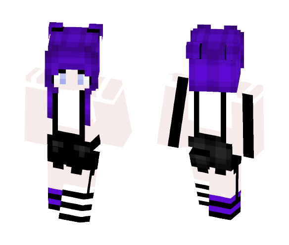 1 skin i made from scratch//spoops - Female Minecraft Skins - image 1
