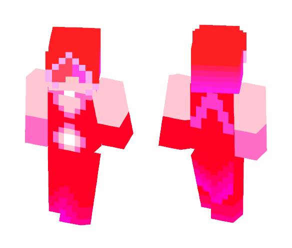 Red And Pink Pearl Fusion -REDONE- - Female Minecraft Skins - image 1