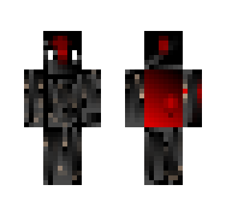 Dark Knight with Blood Red Cape - Comics Minecraft Skins - image 2