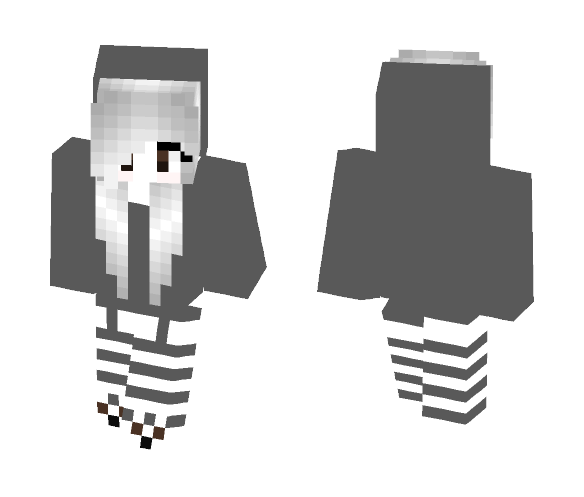 Gray Clothing ☆ - Female Minecraft Skins - image 1