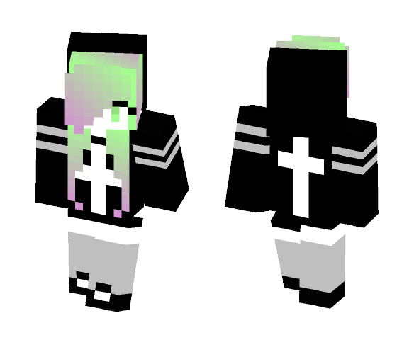 Gothic ◕‿- - Female Minecraft Skins - image 1