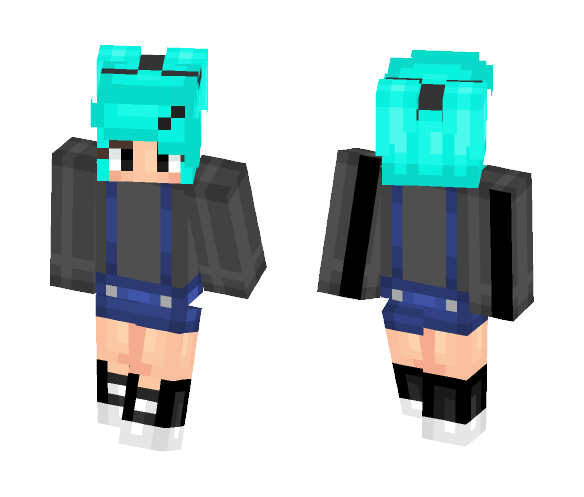 Im blue! - Female Minecraft Skins - image 1