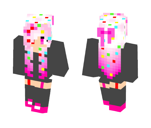 Candy Girl ʕ•ᴥ•ʔ - Girl Minecraft Skins - image 1