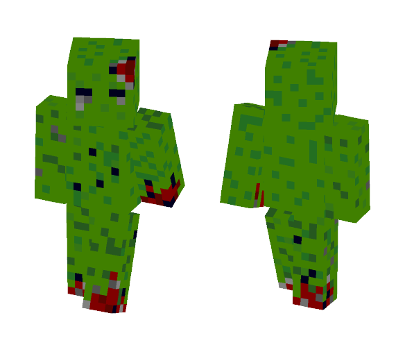 Watermelon Zombie - Male Minecraft Skins - image 1