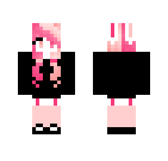 Pink Hair Girl =3 - Color Haired Girls Minecraft Skins - image 2