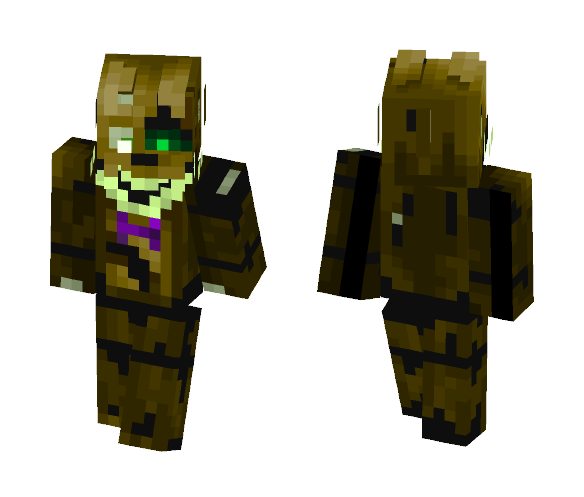 Nightmare SpringBonnie - Male Minecraft Skins - image 1