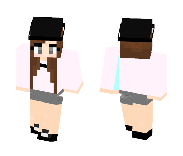 TEEN GIRL CASUAL OUTFIT - Girl Minecraft Skins - image 1