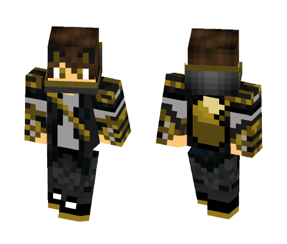 Gold Wolf Assassin - Male Minecraft Skins - image 1