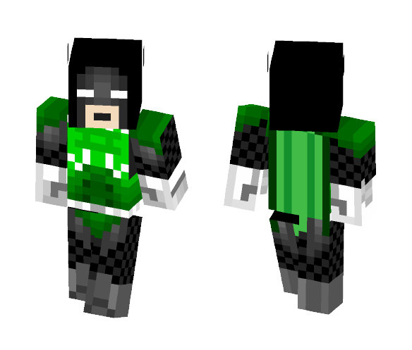Green Lantern Batman (Prototype) - Batman Minecraft Skins - image 1