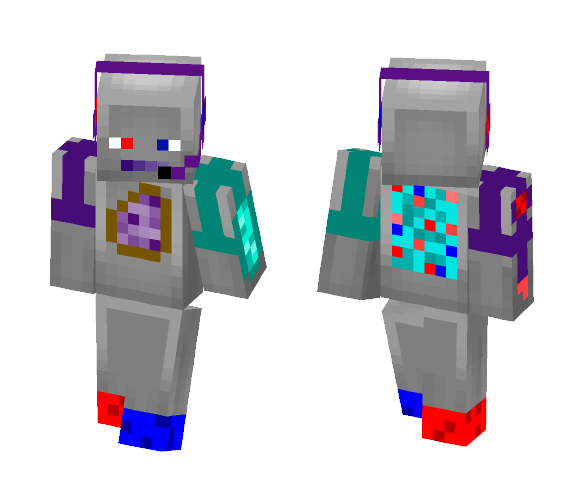 the redsone lapis bot - Male Minecraft Skins - image 1