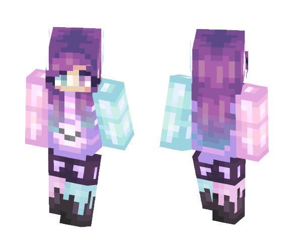 Pastel Bones - Female Minecraft Skins - image 1
