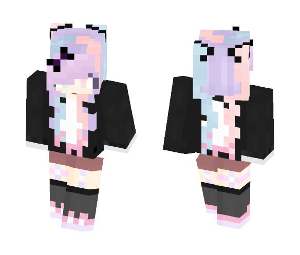 Pastel Goth Girl *Q*" - Girl Minecraft Skins - image 1