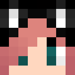 Kawaii Pink and Black Fox Girl ^-^ - Girl Minecraft Skins - image 3